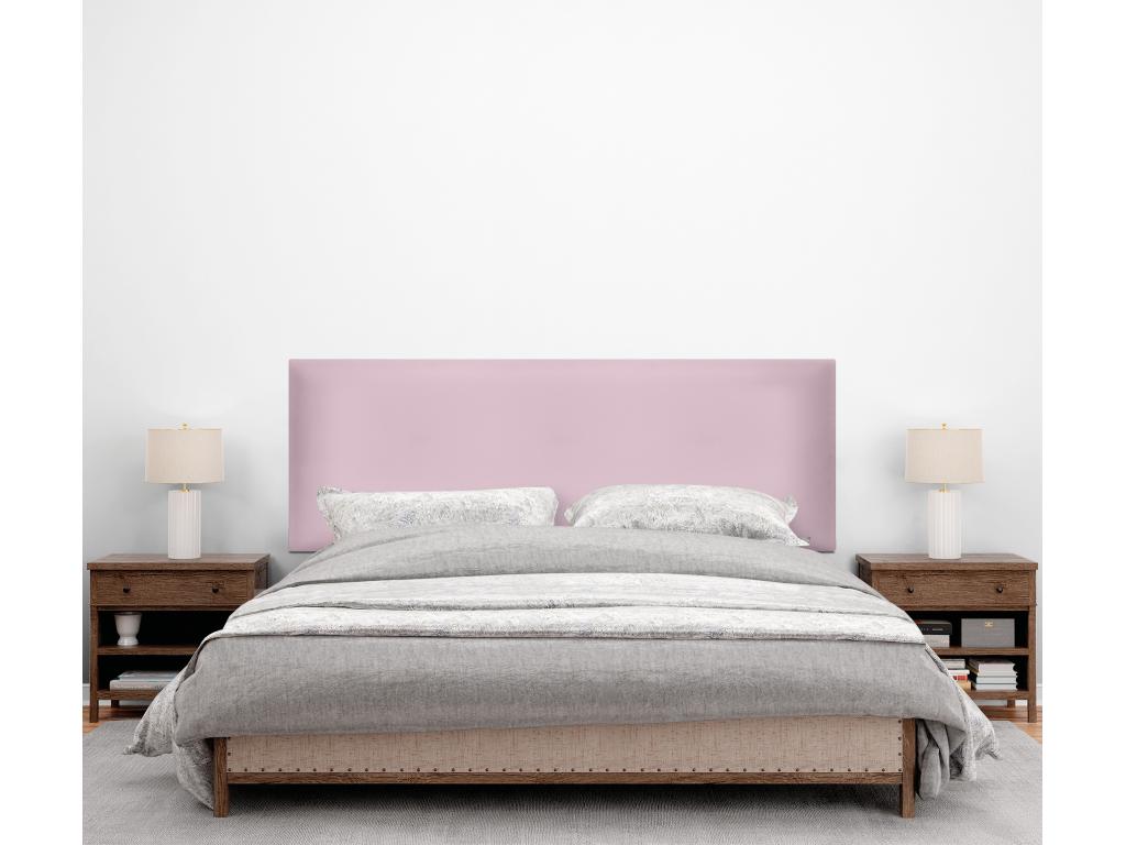 Dekonao Smooth Faux Leather Headboard 135x50cm for 120/135cm Beds - Pink QUKH33271