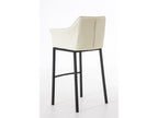 Bar stool - Faux leather / Metal - Cream - Dekonao ZXSU86512