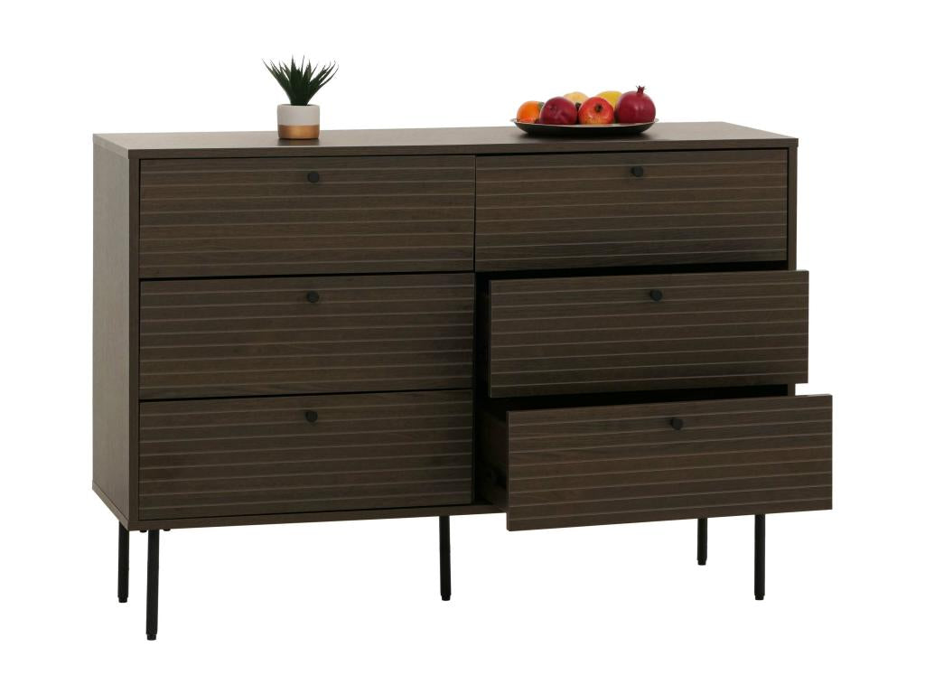 Nobellea-N78 dark brown chest of drawers UINW39942