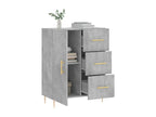 Concrete grey sideboard 69.5x34x90 cm engineered wood FPVM58950