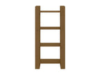 Honey Brown Bookshelf/Partition 60x35x125 cm Solid Wood BKCY54125