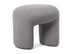 Dekonao trendy pouf, 46cm long, grey loop fabric, EKIO59856