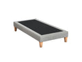 Dekonao grey upholstered decorative bed base 80x200 BNIW98163