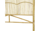 Natural rattan headboard, 160cm bed base ASLY71047
