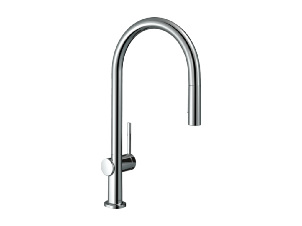 Dekonao Talis M54 210 2-jet chrome kitchen faucet with pull-out spray LSJG04826