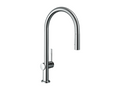 Dekonao Talis M54 210 2-jet chrome kitchen faucet with pull-out spray LSJG04826
