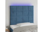 Dark Blue LED Headboard 100x5x118/128 cm Velvet XHEZ99874