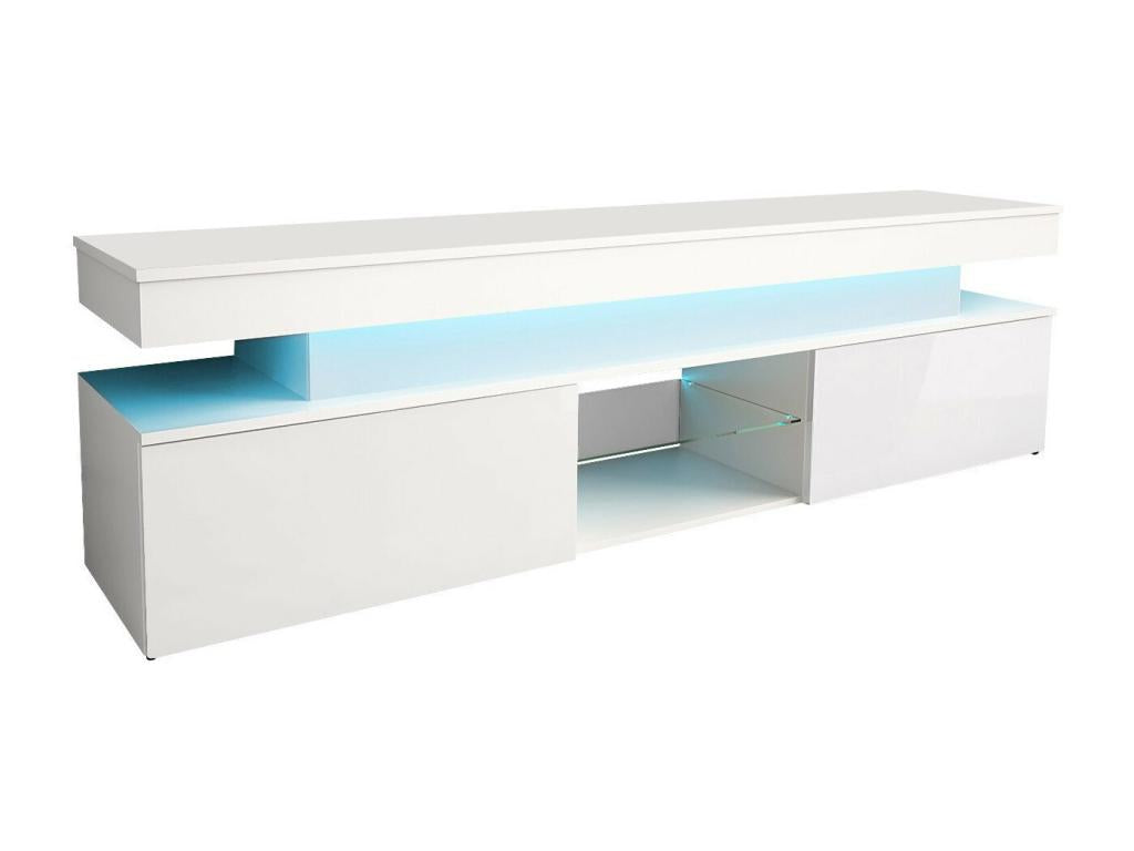Dekonao N103 White TV Stand - Glossy White 190x54x39cm LHQE01714
