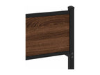 Bed frame without mattress, brown oak, 90x200cm, engineered wood, SFFK34939