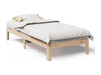 Bed frame without mattress 90x200 cm solid pine wood WZKJ66285