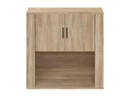 Ligniva Oak Wall Cabinet 80x33x80 cm Engineered Wood KWAK36608