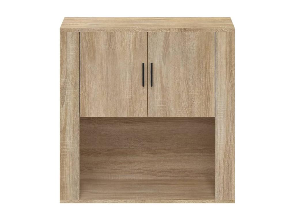 Ligniva Oak Wall Cabinet 80x33x80 cm Engineered Wood KWAK36608