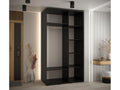 Dekonao 7 Sliding Door Wardrobe 235.2/140/60 2 Doors Black/Dekonao/Silver INYZ89289