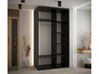 Dekonao 7 Sliding Door Wardrobe 235.2/140/60 2 Doors Black/Dekonao/Silver INYZ89289