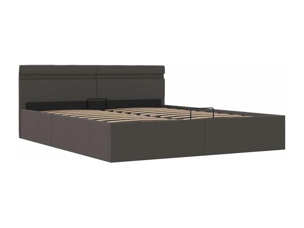 Hydraulic storage bed frame without mattress 160x200 cm RDXH45489