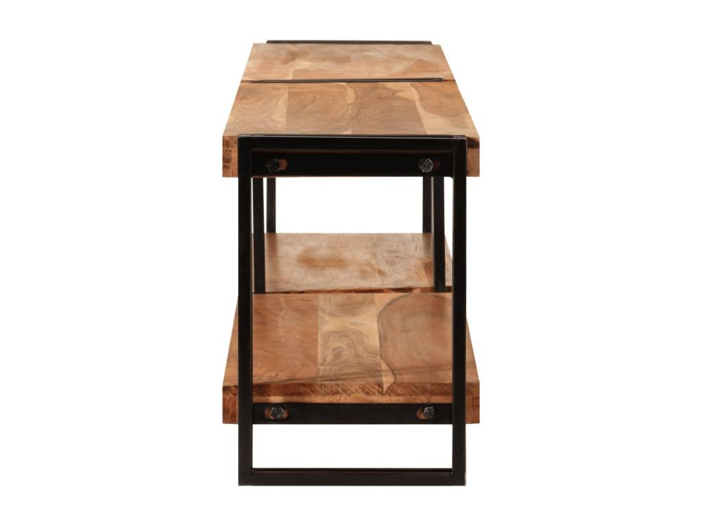 TV stand 200x30x40 cm solid Dekonao wood XDSW35293