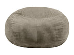 Giant beanbag chair in expanding foam and grey corduroy - Dekonao MZEO11065