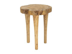 Recycled wood stool, 40x32x42 cm. EGRH47123