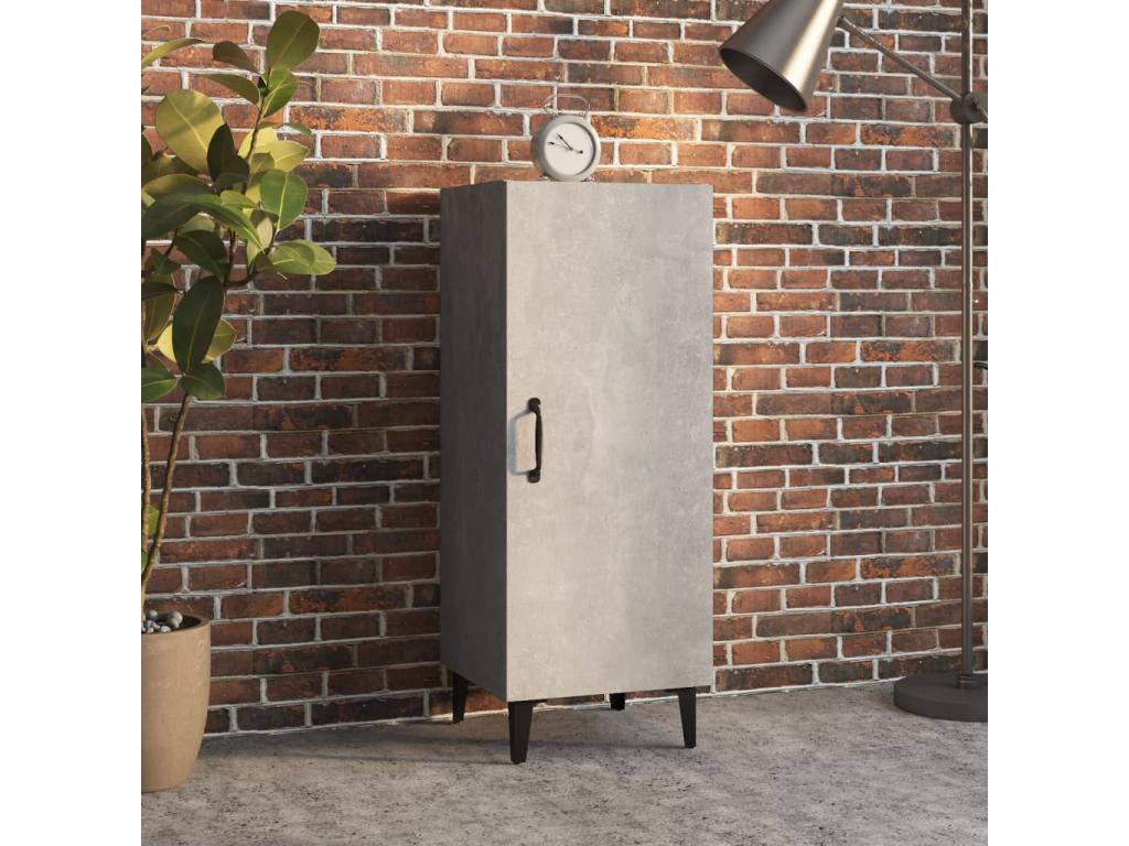 Concrete Grey Buffet 34.5x34x90 cm Engineered Wood ZGJV41067