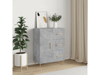 Concrete grey sideboard 69.5x34x90 cm engineered wood FPVM58950