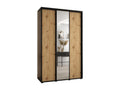 Dekonao 3 Sliding Door Wardrobe 235.2/160/60 3 Doors Black/Dekonao/Black ZVWJ65963