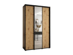 Dekonao 3 Sliding Door Wardrobe 235.2/160/60 3 Doors Black/Dekonao/Black ZVWJ65963