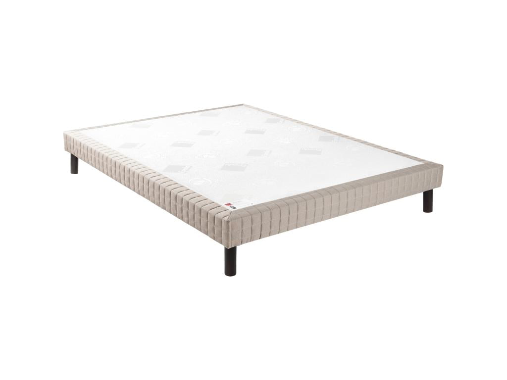 Nobellea firm comfort bed base, dark grey denim, 15 cm thick, NATURE, 130x190 cm, OAZW49987