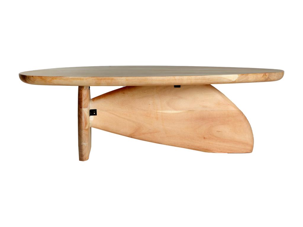 Dekonao light brown wooden coffee table 110x59x35 cm ZRHR78796