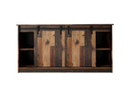 Storage chest of drawers, universal furniture, old wood color, 160x81x35cm, Dekonao sliding door MTKM81218