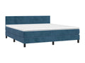 Dekonao bed base with LED mattress, dark blue, 160x200 cm, NXKD11720
