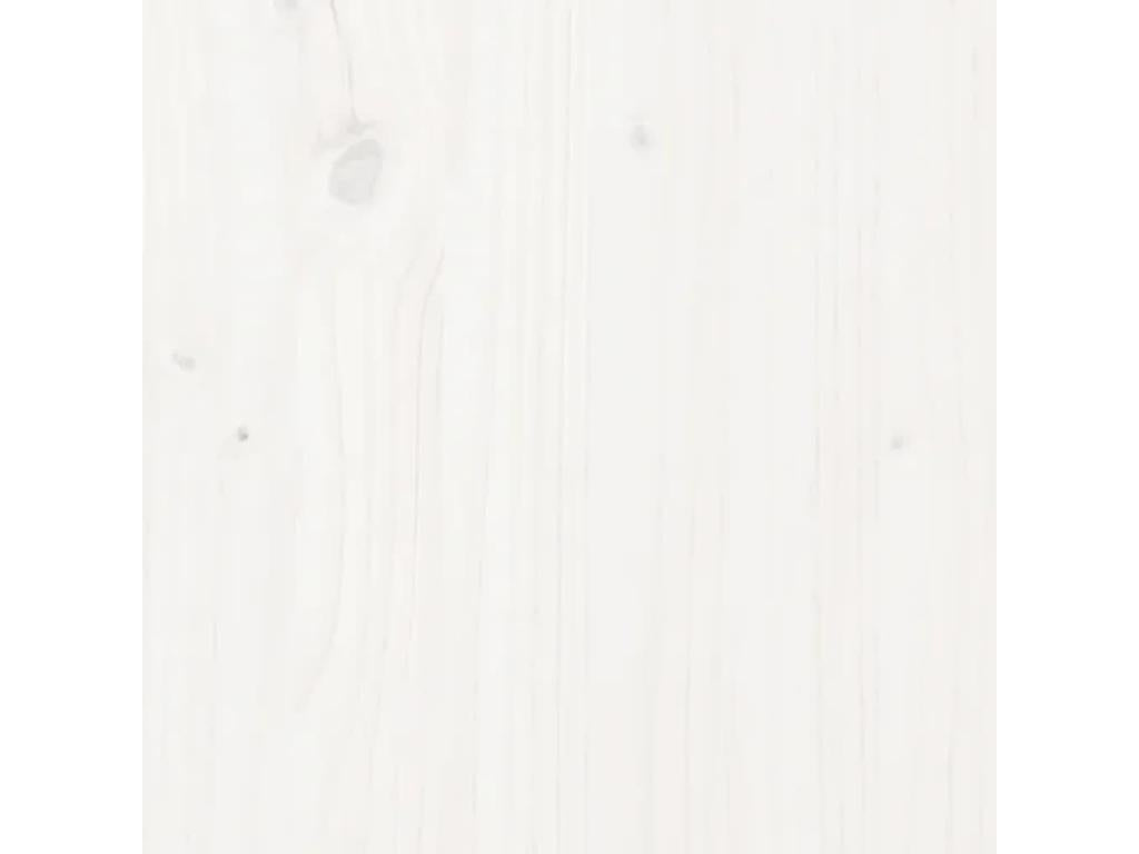 6-piece garden furniture set with cushions, white, solid wood ZZFS56330