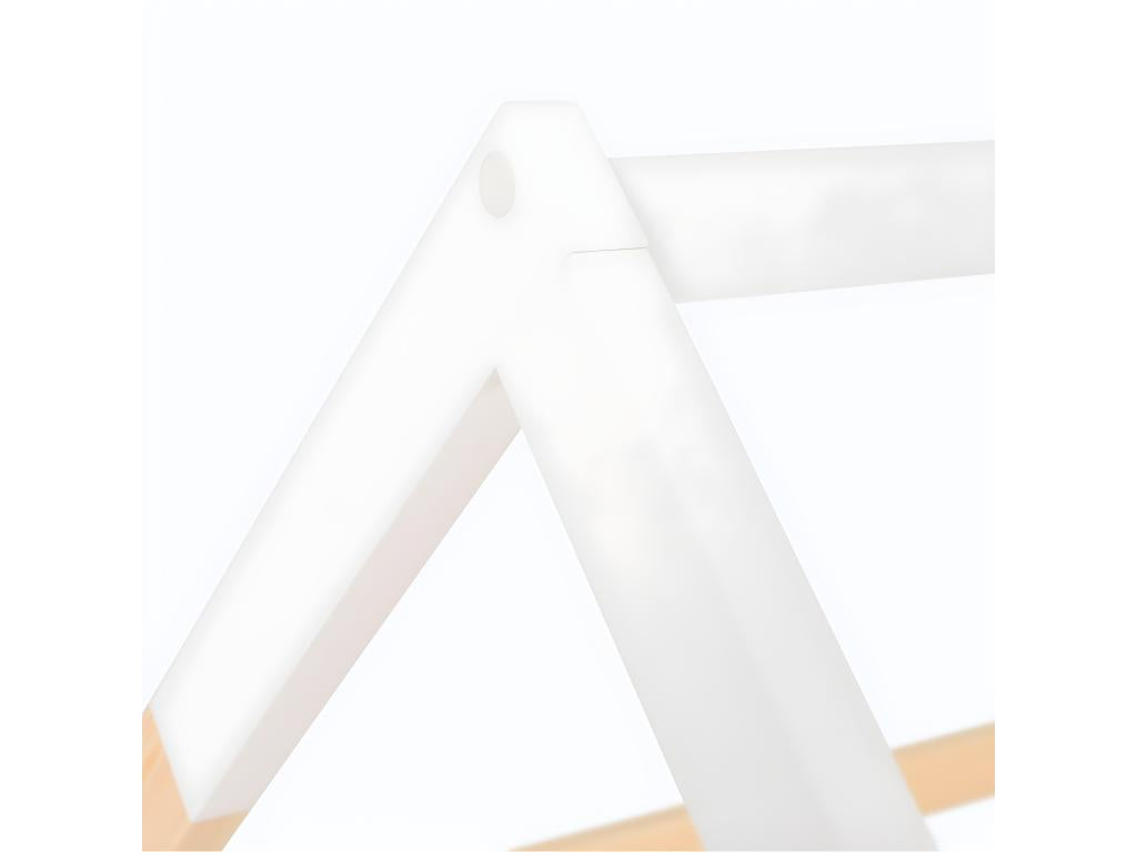 Ligniva children's cabin bed in solid wood with wooden guardrail, 90x190 cm YDXQ02572