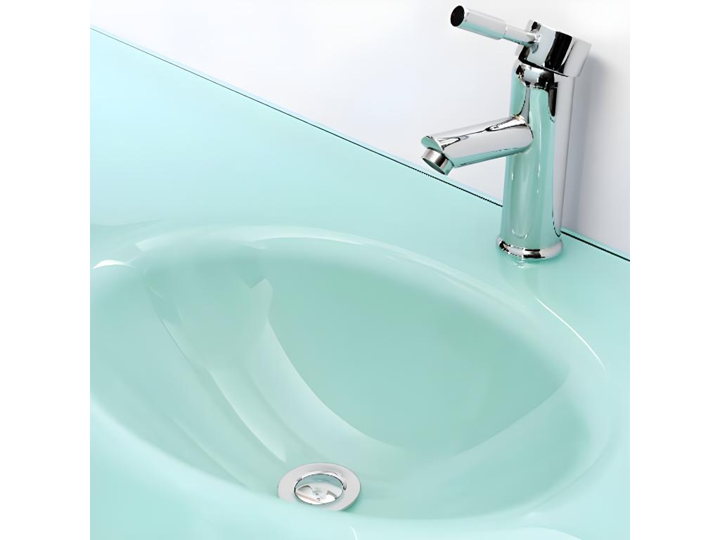 Black Bathroom Vanity Unit 151 cm with Sink Included – Dekonao AECJ64452