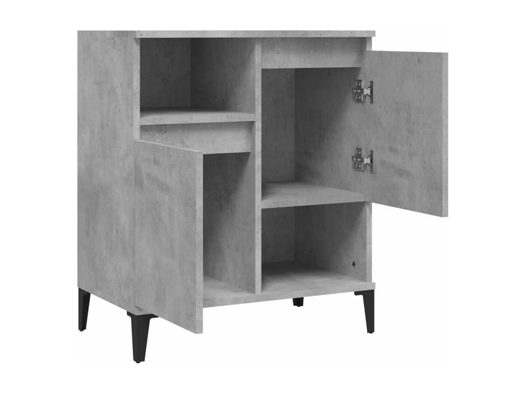 Concrete Grey Buffet 60x35x70 cm Engineered Wood KLLE09412