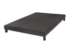 Nobellea BEDDING - Nobellea upholstered bed base 140x190 cm - 13 cm thick - Anthracite grey, legs not included GGDP48506