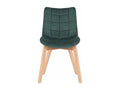 Dining chair - Velvet / Black - Green - Passaic VWHC57462