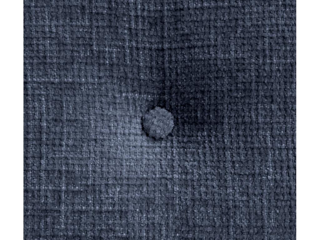 Dekonao Natural Wool Headboard with Buttons 135x105cm with Legs for 120/135cm Beds - Blue DLFA29325