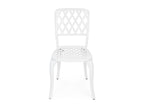 Dekonao White Aluminium Garden Chair - Set of 2 OFFT64021