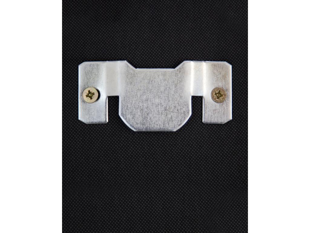 Smooth grey polyester headboard 135x80cm - Ligniva IJUF43370