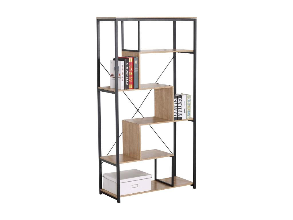 Bookcase with 6 shelves, H160 cm NUAS88560