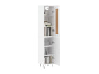 High-gloss white sideboard, 34.5x34x180 cm, engineered wood, UCWV51593