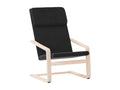 Black Fabric Reclining Chair YNFP27416
