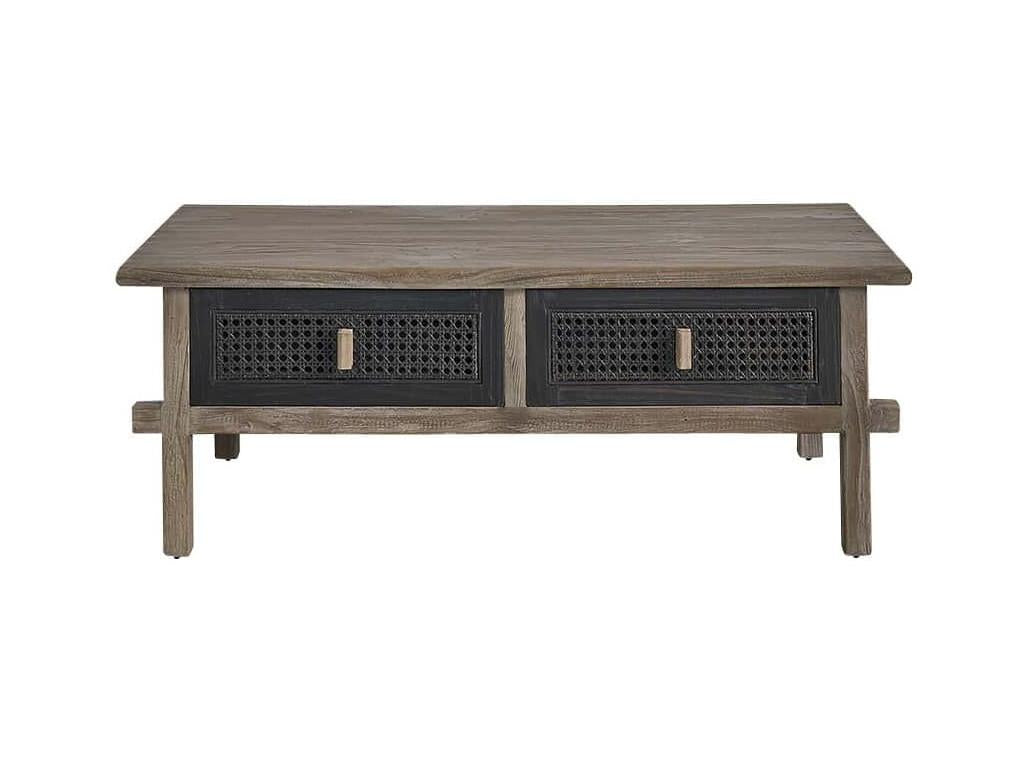 Coffee table in recycled solid pine UURU84901