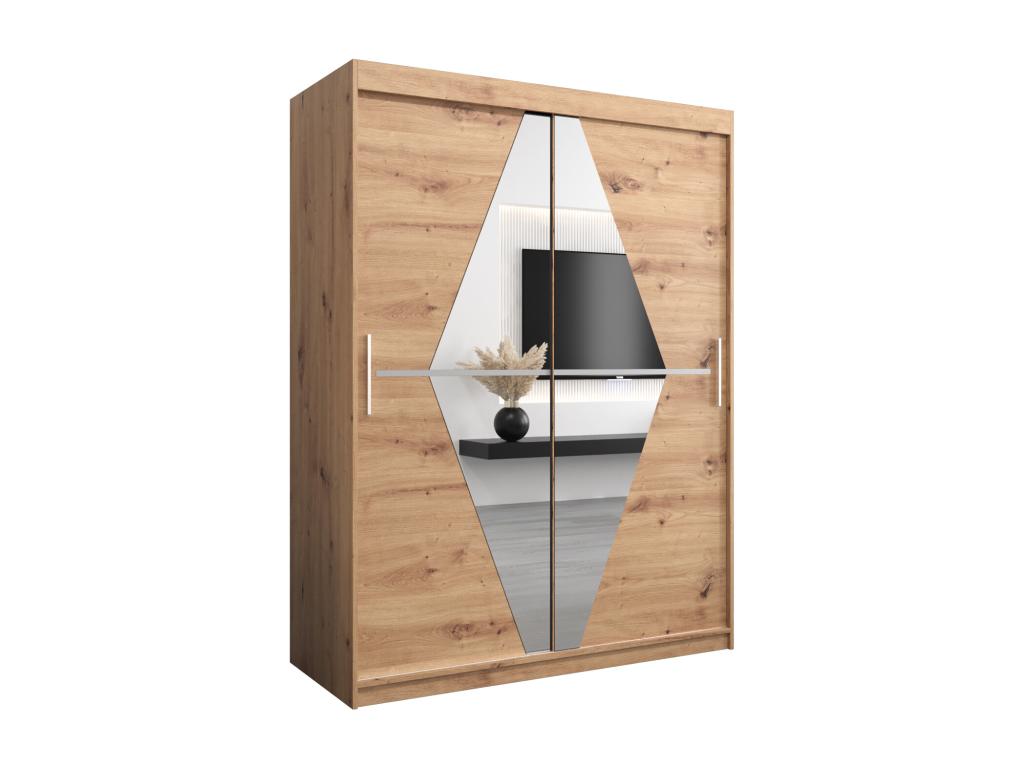 Dekonao Sliding Door Wardrobe 200/150/62 2 Doors Dekonao LOOC41006