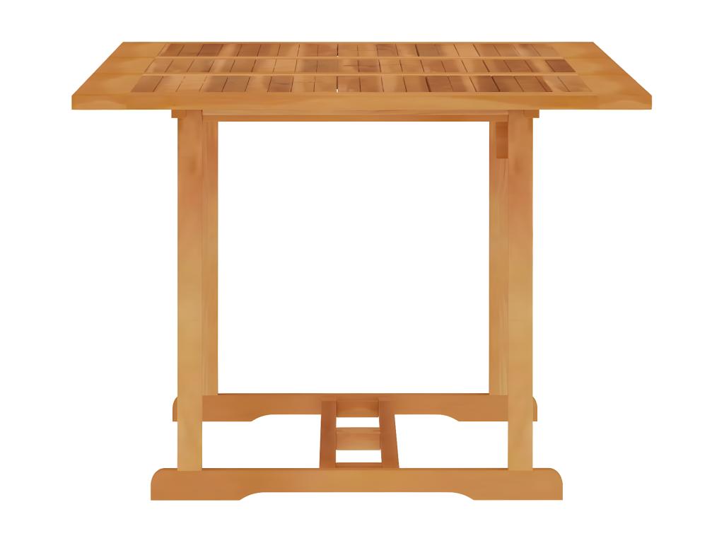 Dekonao Premium - Garden Table 150x90x75 cm Solid Teak Wood LUIK59083