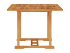 Dekonao Premium - Garden Table 150x90x75 cm Solid Teak Wood LUIK59083