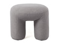 Dekonao trendy pouf, 46cm long, grey loop fabric, EKIO59856