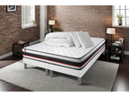 Double bed base pack 80x200, Nobellea mattress 160x200, 2 memory foam pillows, Percale duvet YSXL06632