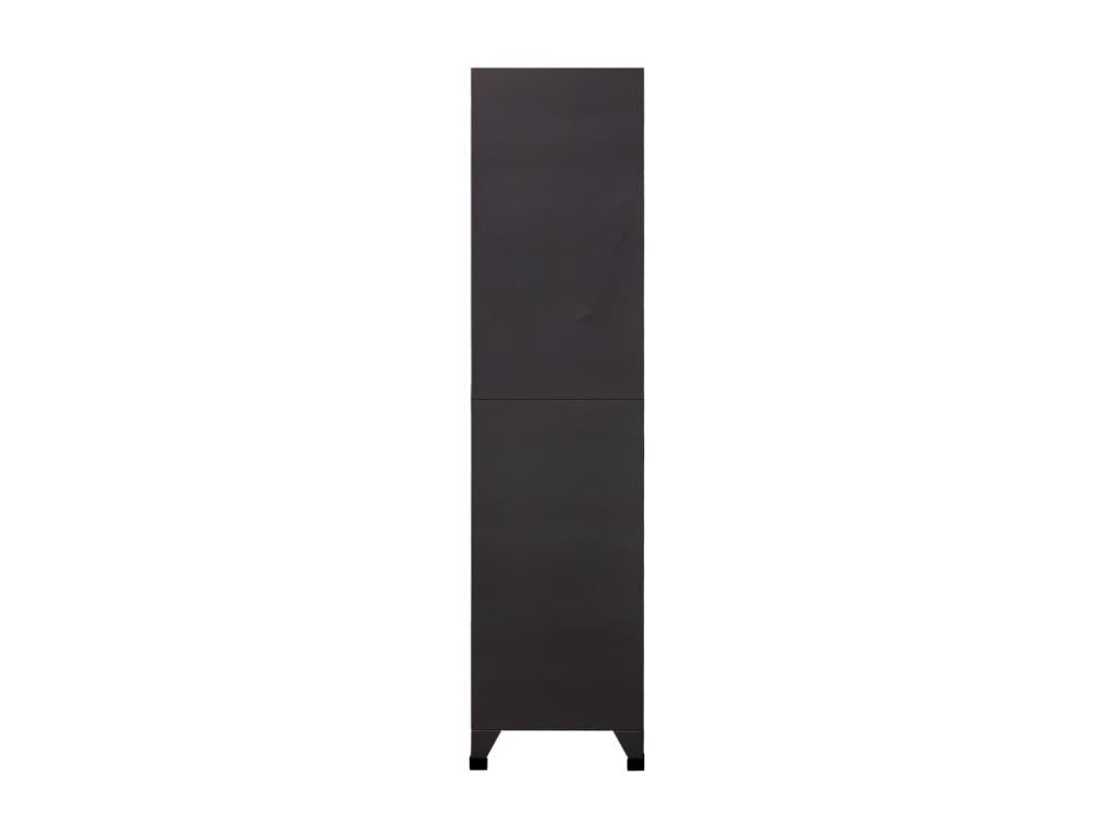 Anthracite and red locker cabinet 90x45x180 Steel 2 ISZB81088
