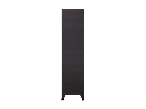 Anthracite and red locker cabinet 90x45x180 Steel 2 ISZB81088